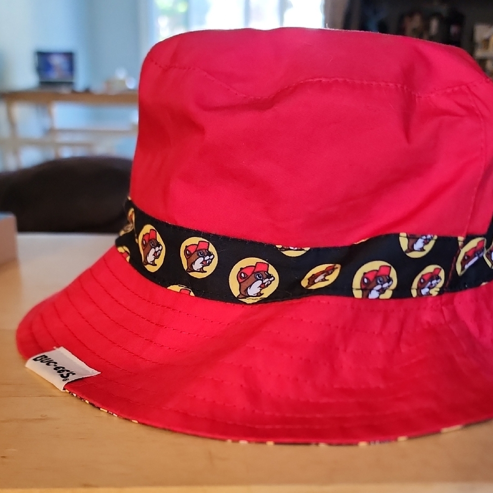 Buccee's Red Bucket Reversible Hat
